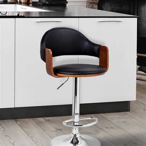 adjustable counter stool with back